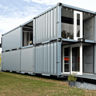 Bürocontainerhaus, komplett montiertes modulares Fertighaus mit Doppelbett und Containerhäusern